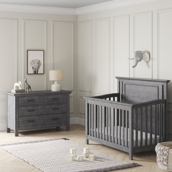 Greyleigh Baby Kids Adame Convertible 2 Piece Nursery Furniture Set Reviews Wayfair